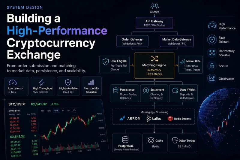Designing a High Performance Cryptocurrency Exchange
